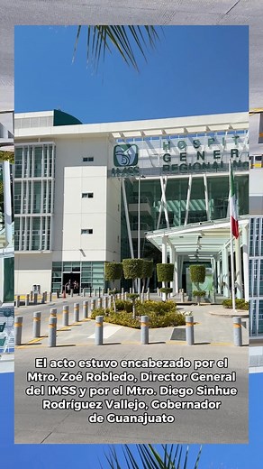 En el Hospital General Regional No. 58 de León, Guanajuato, se inauguró un resonador magnético. El acto estuvo encabezado por el Mtro. Zoé Robledo, Director General del IMSS y por el Mtro. Diego Sinhue Rodríguez Vallejo, Gobernador de Guanajuato | IMSS