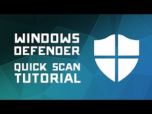 how to scan your computer's viruses with windows defender on windows 10