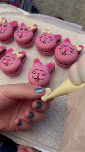 How my spring macaron box was made