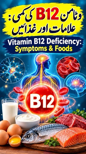 Vitamin B12 Deficiency: 4 Warning Signs & 5 Foods Rich in B12