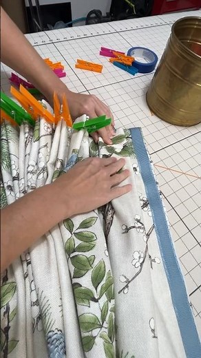 How to make Euro Pleated Drapery #sewing #drapery #workroom #handmade #europleats #pinchpleats #diy