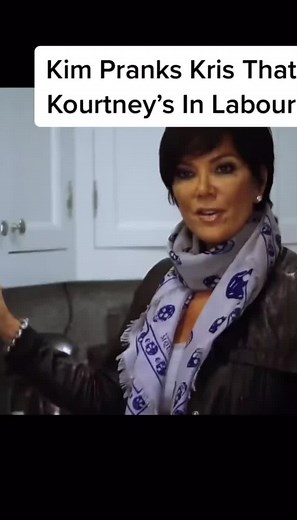 Kim's Hilarious Prank on Kris About Kourtney's Labor