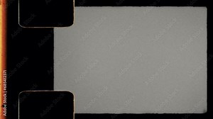 Double 8mm Standard Film 4K Video Overlay