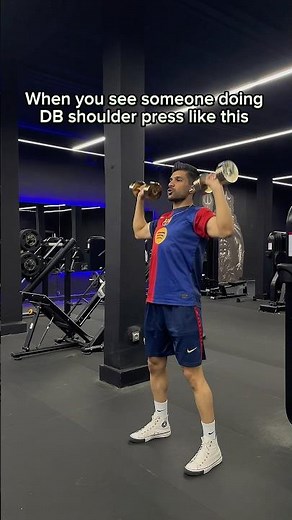 How to do Standing Dumbbell Shoulder Press