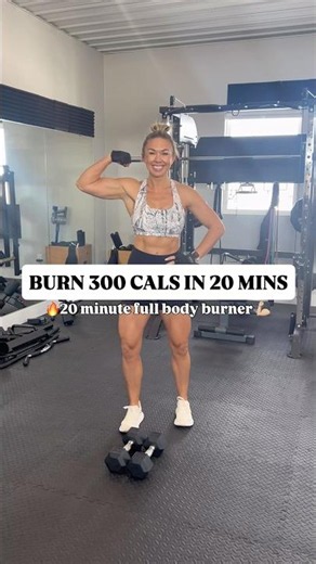 Burn 300 cals in 20 mins #fullbodyworkout #workout #homeworkout