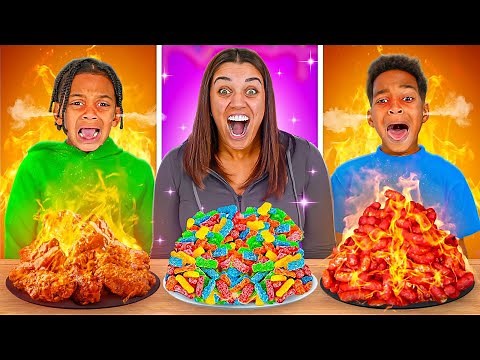 SWEET VS SPICY FOOD CHALLENGE!