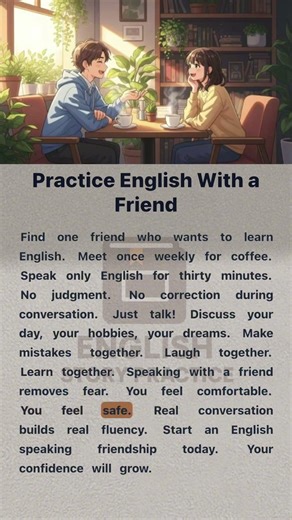 Practice English With a Friend👥☕️| English Reading and Listening Practice #englishforbeginners