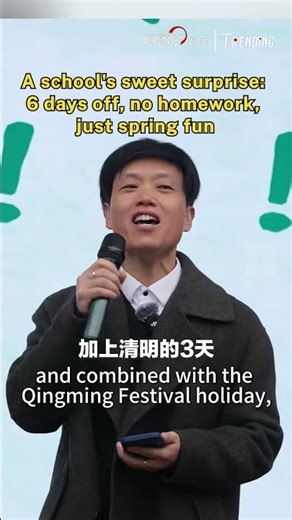 A school's sweet surprise: 6 days off, no homework, just spring fun