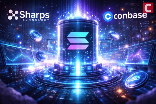 Sharps Technology Taps Coinbase to Launch Solana Validator