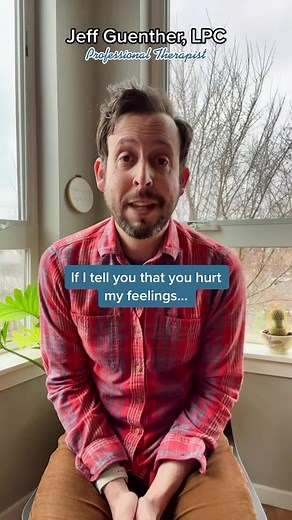 If I tell you that you hurt my feelings… #mentalhealth #therapy #feelings