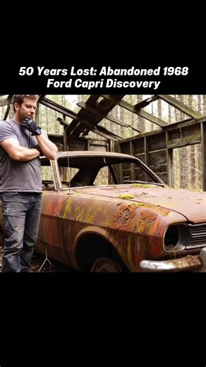 Discovering a 1968 Ford Capri Abandoned for 50 Years