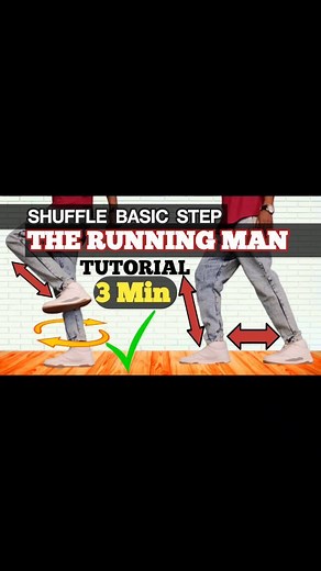 The Running man / shuffle basic step tutorial #jddancetutorial #therunningman #shufflebasicstep #shuffledancetutorial | Jd Dance Tutorial