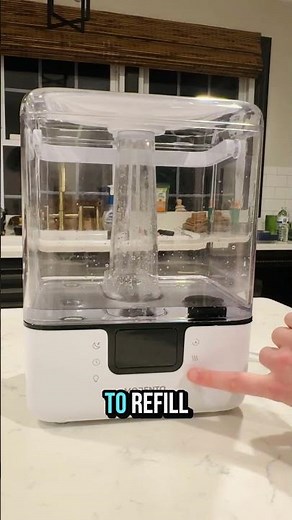 Refilling This Is So Easy | MERONTE Cool Mist Top Fill Humidifier for Nursery and Plants