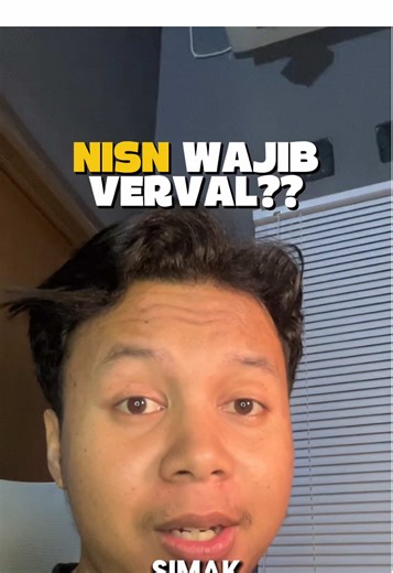 Kalau nisn sudah padan dan statusnya sesuai ga perlu verval ya gaes #snbp #snbt #nisn