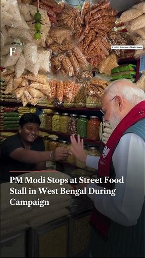 PM Modi Stops at Street Food Stall in West Bengal During Campaign | Firstpost News | N18G