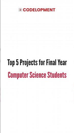 Top 5 Projects For Final Year Computer Science Students #cseprojects #viralshorts #computerscience