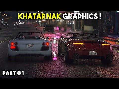 GTA 5 FIRST MISSION IN HINDI ! (GTA 6 Graphics Natural Vision Evolved) #1