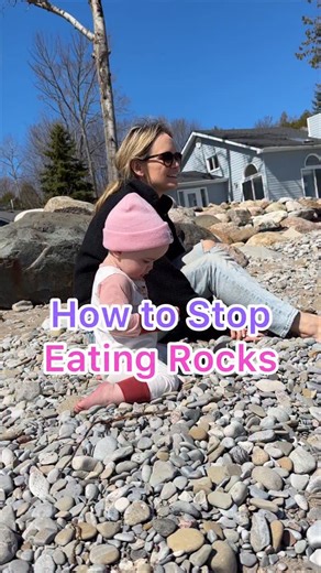 Tory Halpin on Instagram: "I can’t even begin to express how un-phased I act when my kids put things in their mouths as babies. (She is 11 months in this video) I don’t say, “don’t do that”, or “rocks aren’t safe”, or even simply “no”. I don’t even look at her. I am ✨so not interested✨ or bothered by her behaviour that I don’t even make eye contact 👀. (See her look up at me after she does it, and I’m (seemingly) not even paying attention to her?) I simply calmly remove the rock from her mouth a