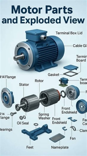 #electrical motor spare parts