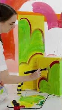 See Basics Acrylic Fluid At Work In The Studio | Liquitex #acrylicpainting