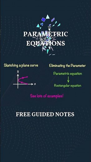 Parametric Equations Made Easy #shorts