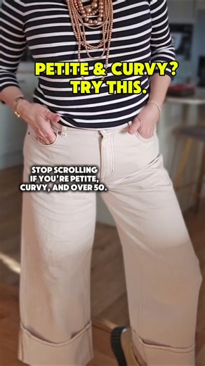 Stop looking! These are the best cropped trousers for petite women 👖✨#fashionover50