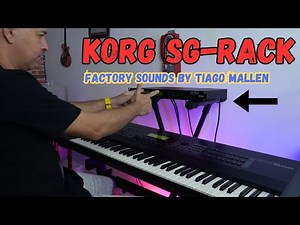 KORG SG-RACK STAGE PIANO MODULE (FACTORY SOUNDS) by TIAGO MALLEN #korg #tecladista