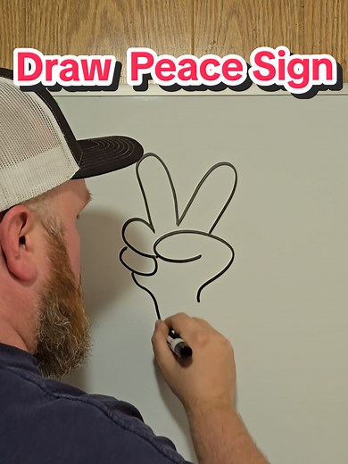How to Draw a Peace Sign Step-by-Step
