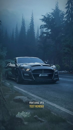 Tural Safarov on Instagram: "3Ds Max - FStorm… #shelby #mustang #vfx #cgi #3dsmax #3ds #render #fog"