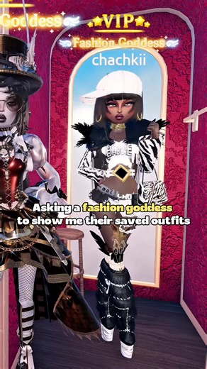 Asking a Fashion Goddess to show me their saved outfits! @camii #dti #dresstoimpress #dtiroblox #dresstoimpressroblox #creatorsearchinsights