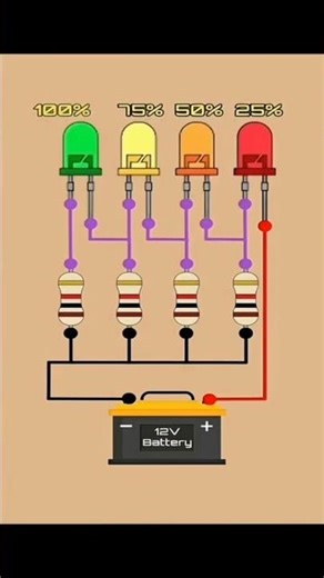 circuit symbol LED light 🚨🚓🕯️