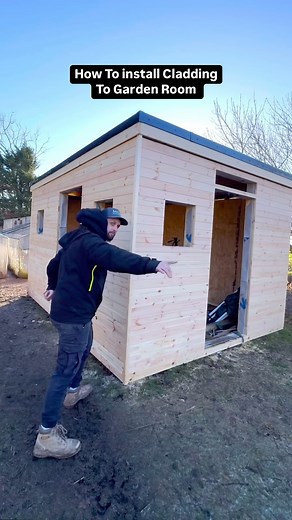 The Home Improvements Channel UK | How To Install Cladding To Garden Room #howto #how #homeimprovement #doityourself #diy #reels #build #asmr #asmrsounds #builder | Instagram