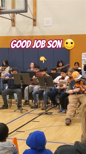 The 5th Grade Concert at school