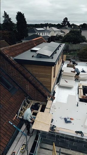 Thermowood Cladding & Flat Roof Progress | Precision Building Projects