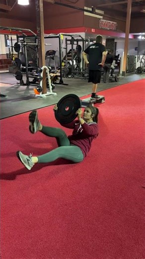 Weighted Jack Knife Sit Ups Movement