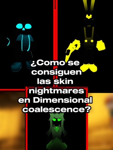 Cómo conseguir las skins nightmares en Dimensional Coalescence