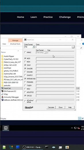 How to calculate hash value using HashCalc #md5 #sha1 #sha256