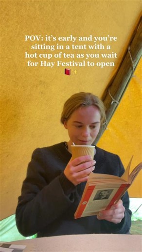 Can’t wait for another day at #HayFestival 😁📚♥️