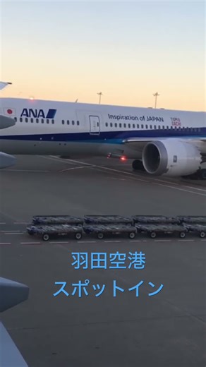羽田空港 スポットイン #ana #hnd #b787 #airport #飛行機 #b777