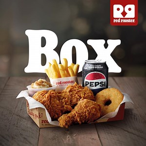 Get your favourite boxes, like the Satisfryer, Rippa Box, and Trop Box, delivered right to your door.  Available Thursdays to Saturdays only – choose your local Reds and head to the 'Offers' menu to redeem. Which one will you pick? | Red Rooster | Facebook