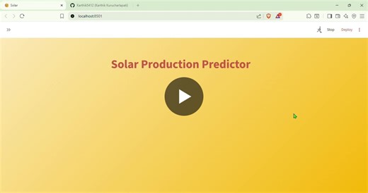 Solar Power Prediction in India using Machine Learning | Karthik Datt Kurucharlapati posted on the topic | LinkedIn