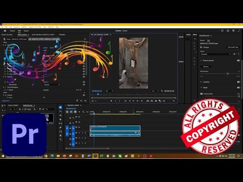 How To Remove Background Music Using Adobe Premiere Pro | No More Copyright Strikes!