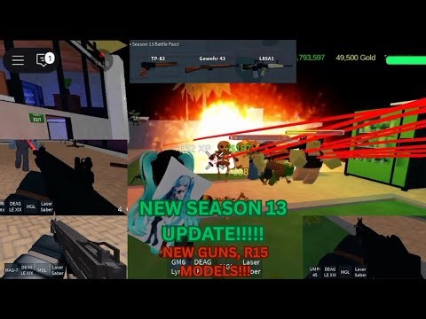 NEW ZOMBIE UPRISING SEASON 13 UPDATE!!!! NEW GUNS, R15, NEW ZOMBIES!! | Roblox