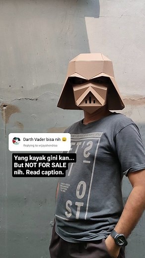 2.7M views · 14K reactions | I am sorry, Guys, we don't sell this TEMPLATE because we don't have license to do so. It is trademarked! and it is soooo iconic that is hard to be altered. But I am going to share the tutorial, maybe you can use for your inspiration... #darthvader #cardboardcraft #cardboardart | KRAF Studio | Facebook