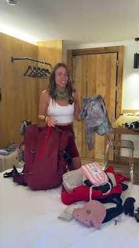 everything I packed for a 5 day hut-to-hut hike in the Dolomites 🥾