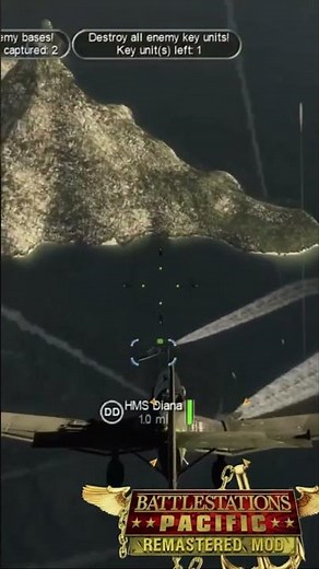 Stuka vs Richelieu Battleship (Battlestations Pacific: Remastered Mod) #battlestationspacific #ww2