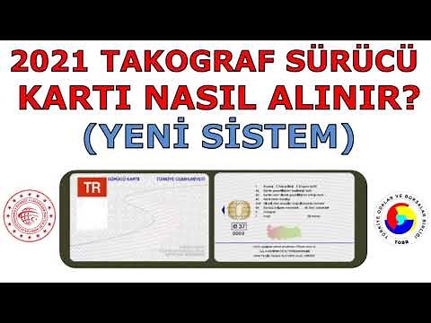 2021 TAKOGRAF SÜRÜCÜ KARTI NASIL ALINIR? (YENİ SİSTEM)