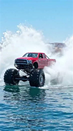 monster truck on water #viralshort #history #truckhistory