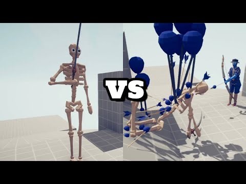 Skeleton vs Balloons | Totally Accurate Battle Simulator TABS