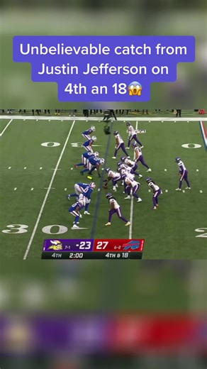 Justin Jefferson's Unbelievable Catch Sends Vikings to OT